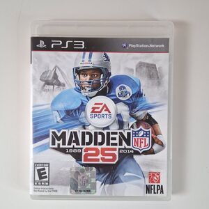 Madden NFL 25 Sony PlayStation 3 PS3 Game EA Sports 2013 CIB 2014 Reproduction